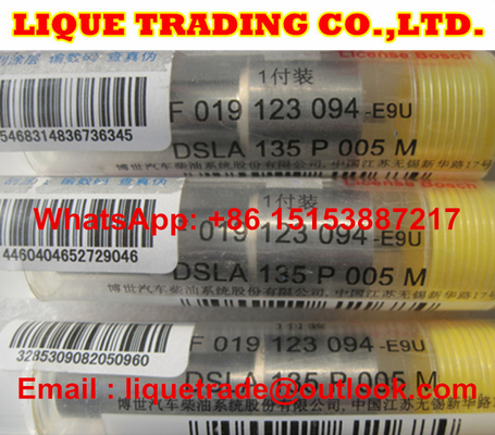 China Original and new injector nozzle DSLA135P005M , DSLA 135 P 005 M , DSLA135P005 , F 019 123 094 , F019123094 CR injection supplier