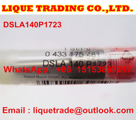 China DSLA140P1723, 0433175481 Genuine and New Common rail fuel nozzle DSLA140P1723, 0433175481 for 0445120123, 4937065 supplier