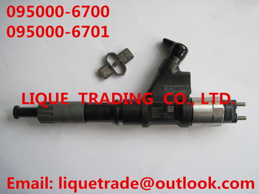 China DENSO common rail injector 095000-6700,095000-6701 for SINOTRUK HOWO VG61540080017A / R61540080017A / 150100106800 supplier