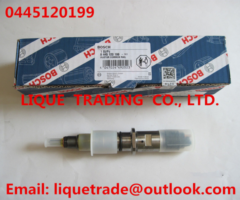 China BOSCH INJECTOR 0445120199 Genuine &amp; New Common Rail Injector 0445120199 / 0 445 120 199 for Cummins 4994541 supplier