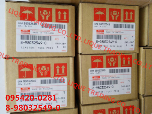 China DENSO Original pressure limiter 095420-0281, 0954200281,095420-0280, 98032549, 8-98032549-0 ,8980325490, 8-98032549-# supplier