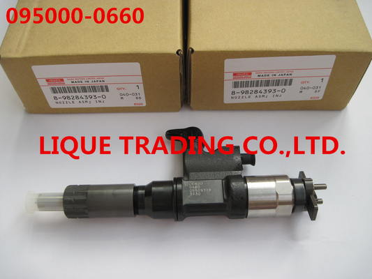 China DENSO Common rail fuel injector 095000-0660 for ISUZU 4HK1, 6HK1 8982843930, 8-98284393-0, 8982843931 supplier