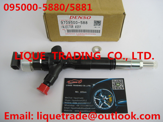 China DENSO Genuine Common rail injector 095000-5880,095000-5881 , 9709500-588 for TOYOTA fuel injector 23670-30050 supplier