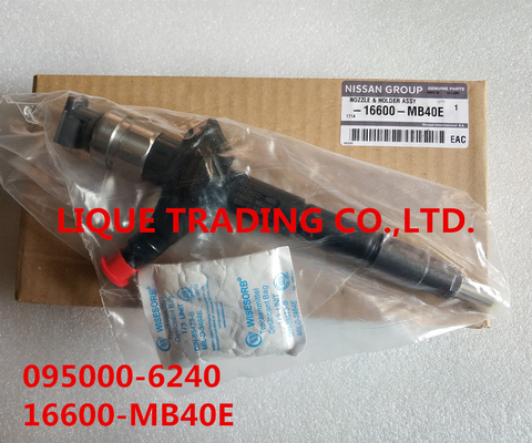 China DENSO Common rail Injector 16600-MB40E, 16600MB40E, 16600-MB400, 095000-6240, 095000-6243 supplier