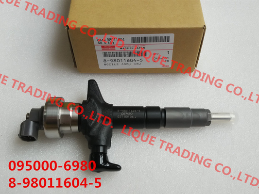 China DENSO injector 095000-6980 , 8-98011604-5 , 8980116045 supplier