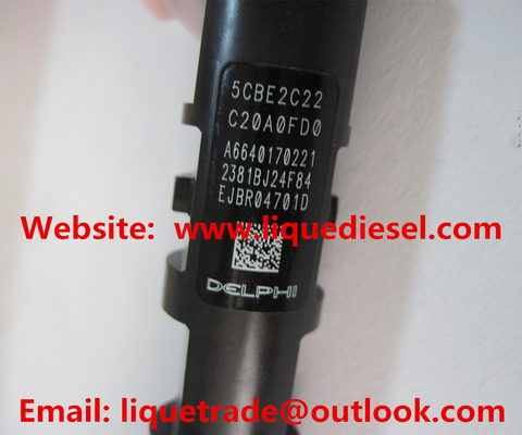 China DELPHI Common rail injector EJBR04701D, R04701D, EJBR03401D for  A6640170221 A6640170021, 6640170221, 6640170021 supplier
