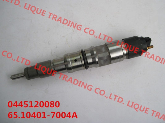 China BOSCH Common rail injector 0445120080 , 0 445 120 080 for  65.10401-7004A supplier