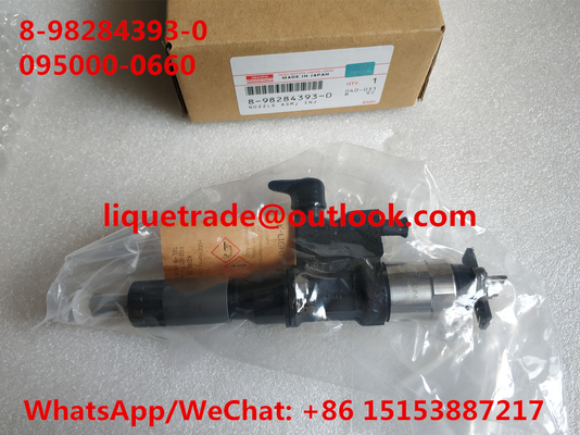 China DENSO Common rail injector 8-98284393-0 , 095000-0660 for ISUZU 8982843930 supplier