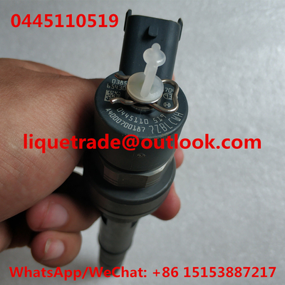 China BOSCH Genuine and New Common rail injector 0445110519 , 0 445 110 519 for A4000700187 , 4000700187 supplier