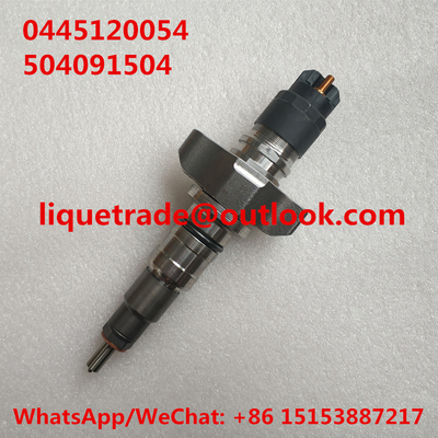 China BOSCH common rail injector 0445120054 , 0 445 120 054 , 0445 120 054 for IVECO 504091504, CASE NEW HOLLAND 2855491 supplier
