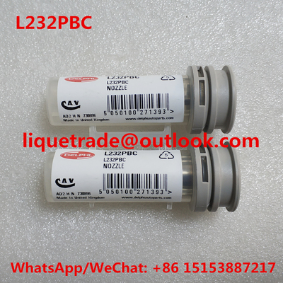 China DELPHI Common Rail Injector Nozzle L232PBC , L232 , NOZZLE 232 supplier