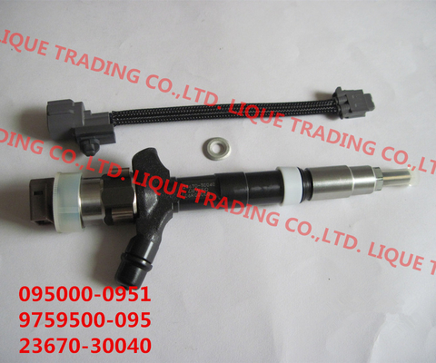 China DENSO Common rail fuel injector 095000-0950, 095000-0951, 9709500-095 for TOYOTA Dyna 23670-30040, 23670-39045 supplier