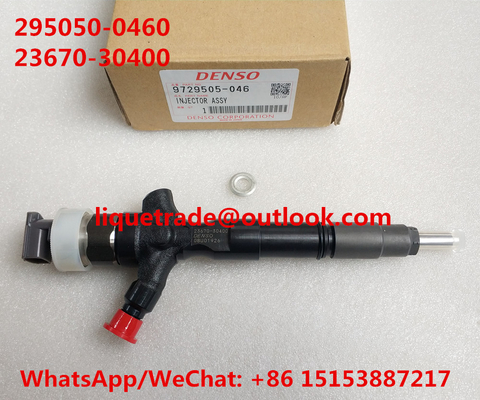 China DENSO Genuine and New Common rail injector 295050-0460 , 9729505-046  for TOYOTA 23670-30400 supplier