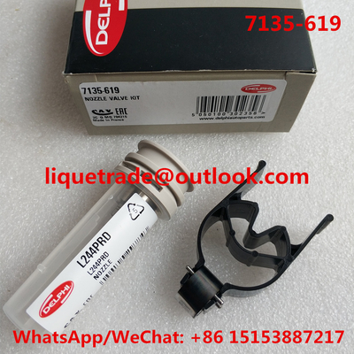 China DELPHI repair kits 7135-619 (include nozzle L244PRD + valve 28278897 ) nozzle valve kit 7135 619 , 7135619 supplier