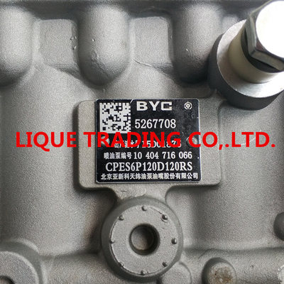 China CUMMINS Genuine fuel pump 5267708 , 10404716066 , 10 404 716 066 , CPES6P120D120RS supplier