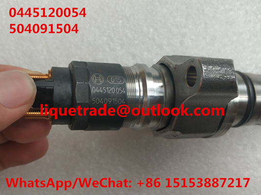 China BOSCH fuel injector 0445120054 , 0 445 120 054 , 0445 120 054 for IVECO 504091504, CASE NEW HOLLAND 2855491 supplier