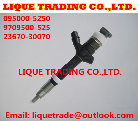 China DENSO Genuine &amp; New Common Rail Injector 095000-5250, 095000-5251,9709500-525 for TOYOTA Landcruiser 23670-30070 supplier