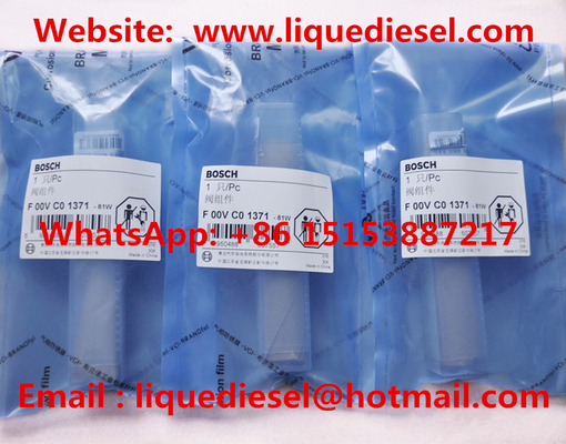 China BOSCH original injector valve F00VC01371 , F 00V C01 371,F00V C01 371 for 0445110333, 0445110334, 0445110360, 0445110372 supplier