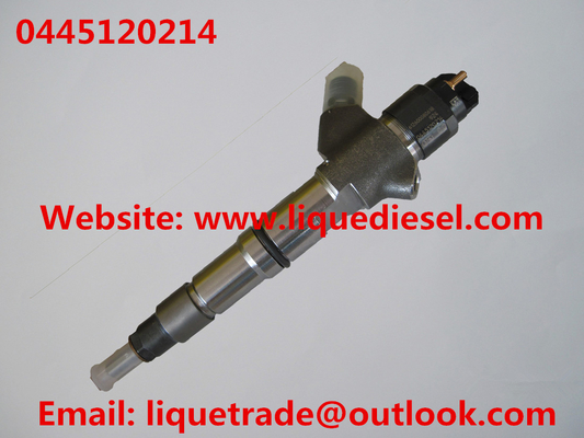 China BOSCH Genuine Common rail injector 0445120214 for weichai 612600080924 supplier