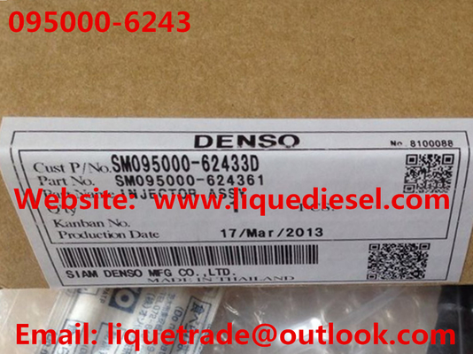 China DENSO common rail injector 095000-6240, 095000-6243 for NISSAN 16600-VM00A, 16600-VM00D, 16600-MB400 supplier