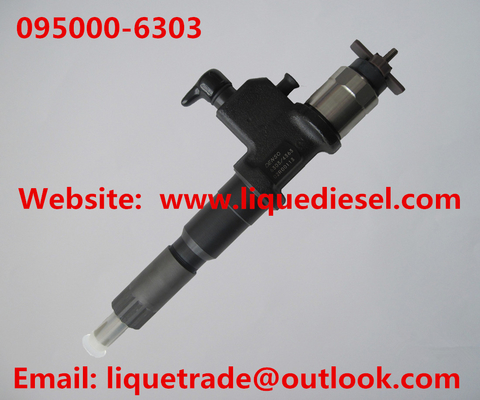 China DENSO Original and New CR Injector 095000-6303,9709500-6300 , 095000-630# for 1-15300436-0 ,1-15300436-# , 1153004360 supplier