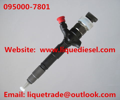 China DENSO common rail injector 095000-7800, 095000-7801 for TOYOTA Hiace 2KD-FTV Euro IV 23670-30310, 23670-39285 supplier