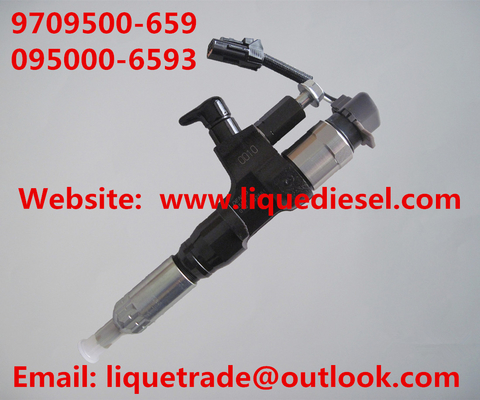 China Genuine Denso Common Rail Injector 9709500-659/095000-6593/095000-6591/095000-659# for HINO J08E 23670-E0010 supplier