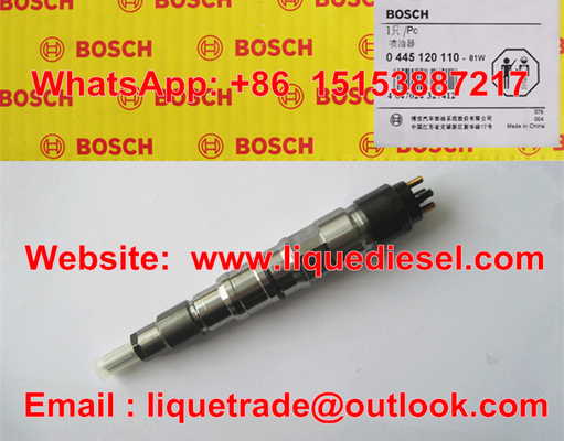 China BOSCH original and new injector 0445120110 , 0 445 120 110 , J5600-1112100A , J5600 1112100A , J56001112100A Fit Yuchai supplier