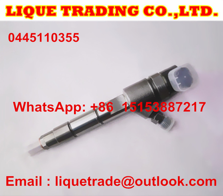 China 0445110355 Genuine and New Common rail injector 0445110355 for FAW supplier