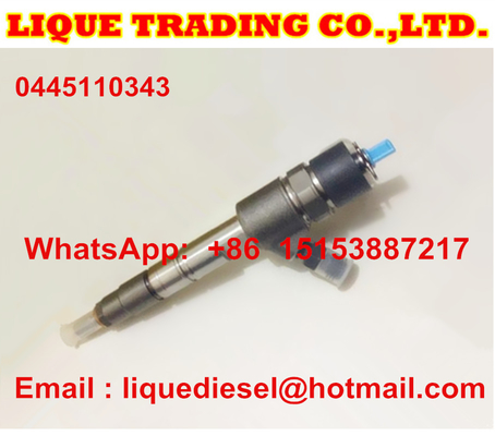 China 0445110343,0445110412 Genuine and New Common rail injector 0445110343,0445110412 for JAC Refine supplier