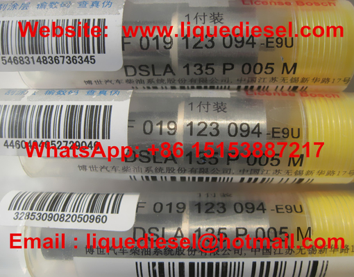 China Original and new injector nozzle DSLA135P005M , DSLA 135 P 005 M , DSLA135P005 , F 019 123 094 , F019123094 CR injection supplier