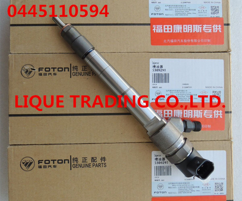 China Original and Brand New Common Rail Injector 0445110594 for CUMMINS 5258744 5309291 ISF2.8 supplier