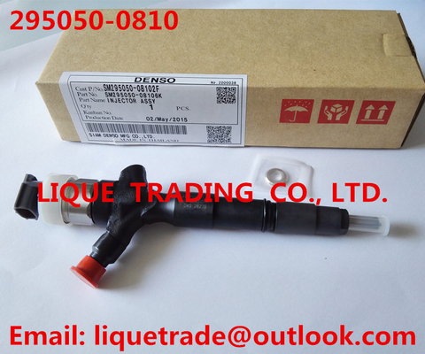 China DENSO Genuine Common rail injector 295050-0810 / 23670-0L100 / 236700L100 / 23670-0L110 supplier