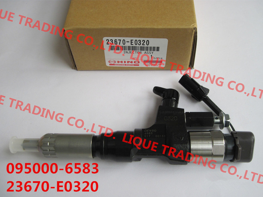 China DENSO injector 095000-6580, 095000-6582, 095000-6581, 095000-6583 for HINO J08E 330PS 23670-E0320, 23910-1460 supplier