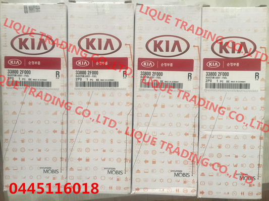 China Genuine and New Piezo common rail injector 0445116018, 0445116017 for KIA 33800-2F000 supplier