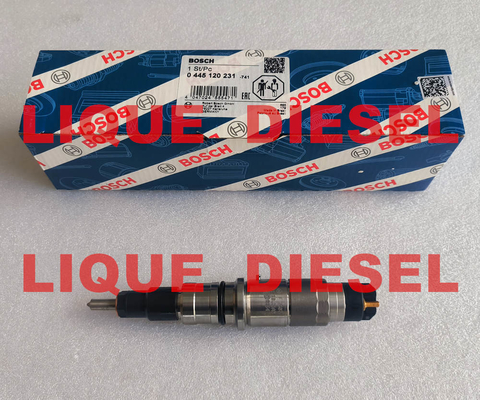 China BOSCH Genuine common rail injector 0445120059, 0445120231 for Cummins 4945969, 3976372, 5263262 supplier