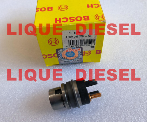 China CR injector solenoid valve F00RJ02703  F 00R J02 703  F00R J02 703  F00RJ02703-741 CONTROL VALVE supplier