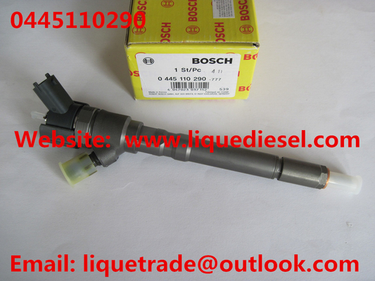 China BOSCH Genuine Common Rail Fuel Injector 0445110290 / 0445110126 for HYUNDAI KIA 33800-27900 / 33800-21900 / 33800-27000 supplier