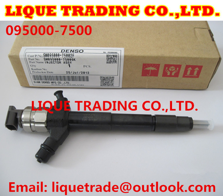 China DENSO Genuine Common rail injector 095000-7500 for MITSUBISHI Pajero Montero 4M41 1465A279 supplier