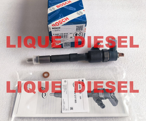 China Bosch Injector 0445110614 / 55255406/ 54800156/ 1616320580,100% Genuine diesel injector 0 445 110 614 supplier