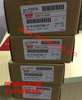China DENSO Genuine & New common rail injector 095000-6366 / 095000-6363 for Isuzu 8-97609788-7 , 8976097887 , 05R08994 supplier