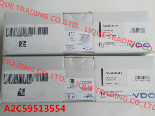 China SIEMENS VDO GENUINE Common rail fuel injector A2C59513554, 5WS40539 for VW, AUDI 03L130277B, 03L130277S supplier