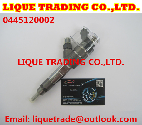 China BOSH Common rail injector 0445120002  / 0 445 120 002 for IVECO 500313105 500384284 supplier