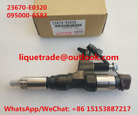 China DENSO INJECTOR 095000-6583 , 23670-E0320 for HINO J08E 330PS 23670-E0320 supplier