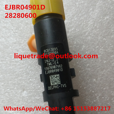 China DELPHI common rail injector EJBR04901D , R04901D , 28280600 , 27890116101 TML 2.2L E4 supplier