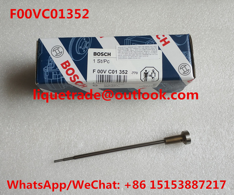 China BOSCH injector control valve F00VC01352 , F 00V C01 352 supplier