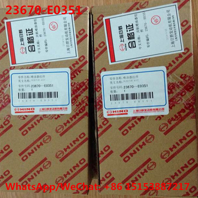 China DENSO common rail injector 095000-521#, 095000-5210 , 095000-5215 , 095000-5216 , 23670-E0351 for HINO supplier