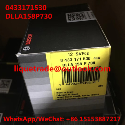 China BOSCH FUEL NOZZLE 0433171530 , 0 433 171 530 , DLLA158P730 , DLLA 158 P730 supplier