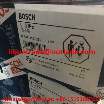 China BOSCH INJECTOR 0445110521 Common rail injector 0 445 110 521 supplier