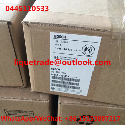 China BOSCH INJECTOR 0445110533 Common rail injector 0 445 110 533 supplier